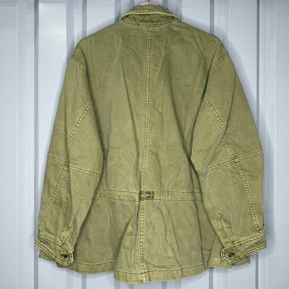 Free People Jacket Womens Small Utility Military Field Four Pocket Casual - Picture 2 of 5
